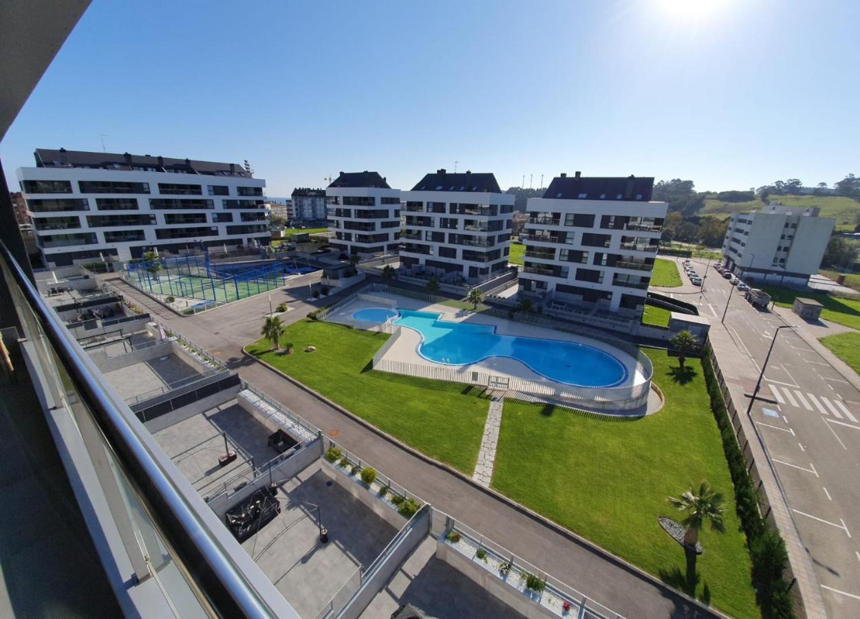 Apartamento 3 Habitaciones Miramar, Luanco Luaran gambar