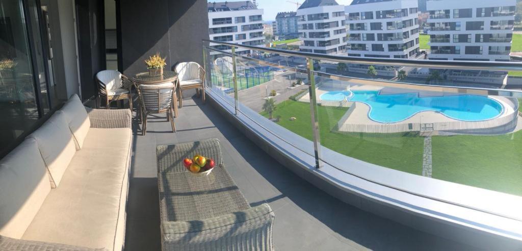 Apartamento 3 Habitaciones Miramar, Luanco Luaran gambar